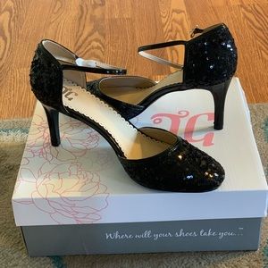 Black Sparkly Heels